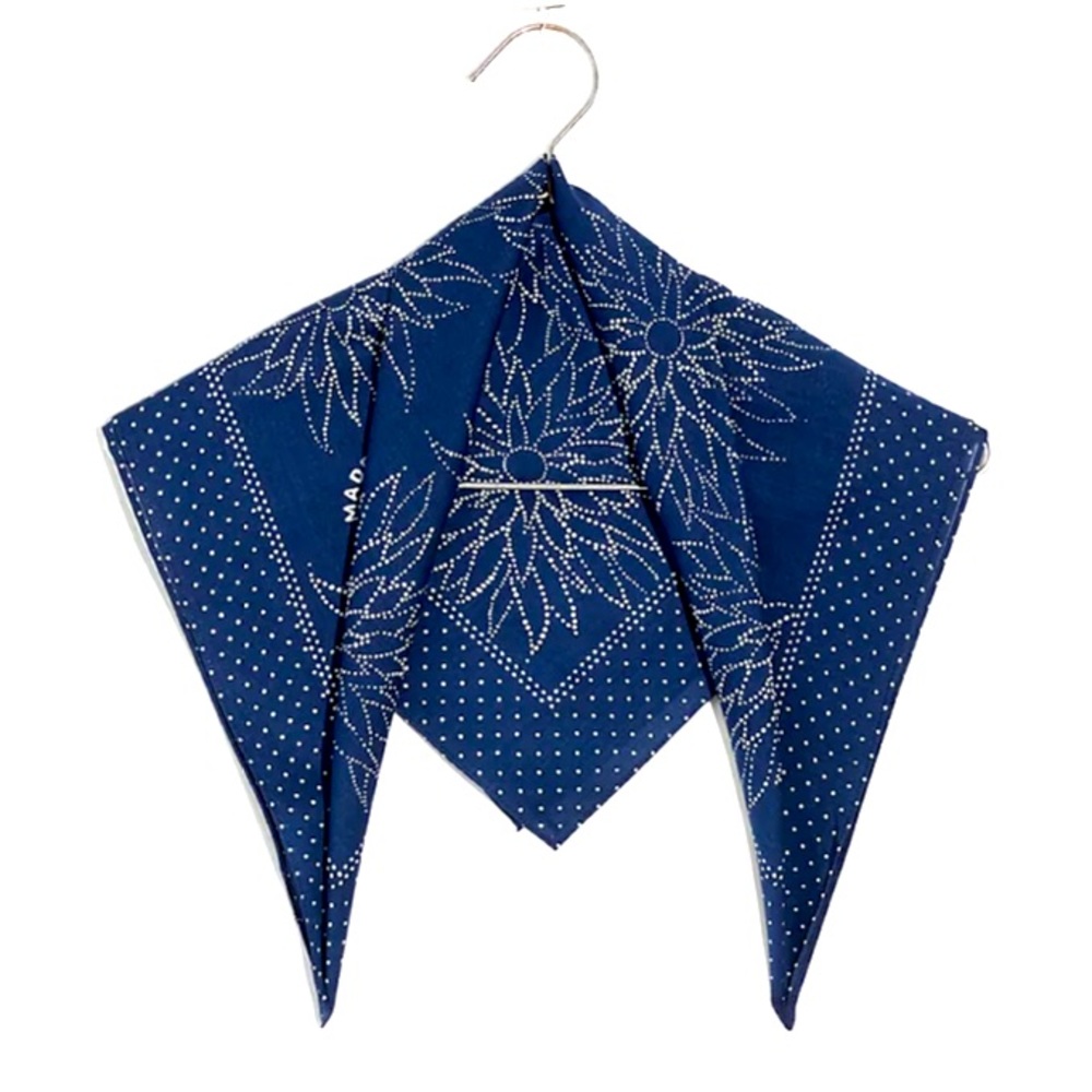 NWT Madewell Bandana in Washed Cotton Naval Blue